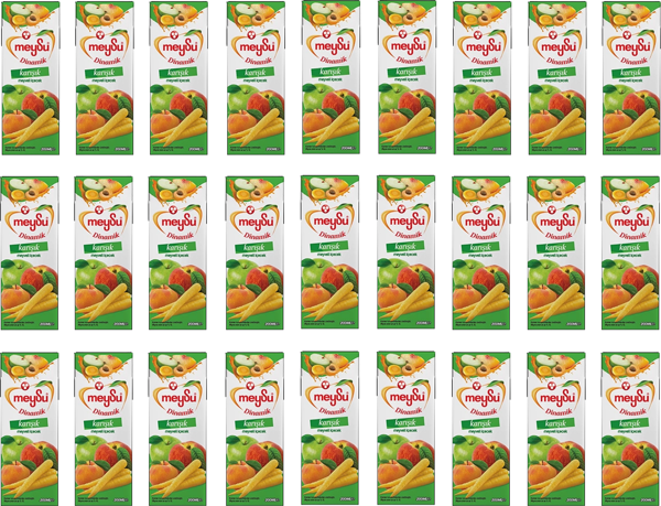 Meysu Dinamik Karışık Meyve Suyu 200 Ml X 27 Adet - Image 1