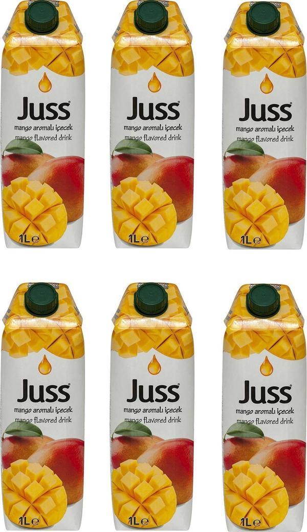 Juss Mango Aromalı İçecek 1 Lt X 6 Adet - Image 1