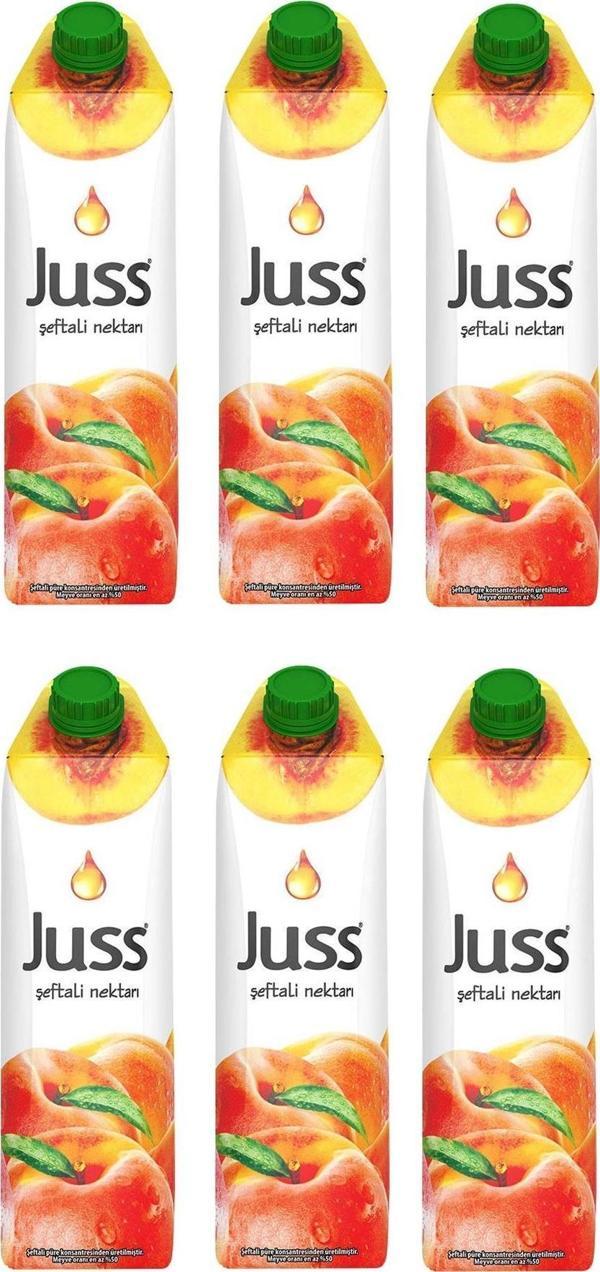 Juss Şeftali Nektarı 1 Lt X 6 Adet - Image 1