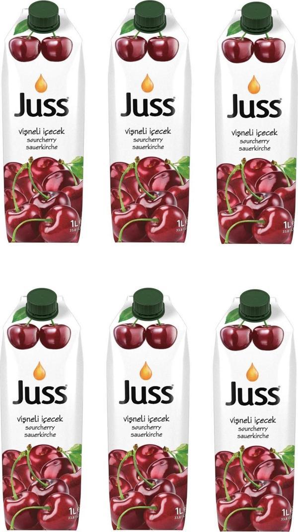 Juss Vişne Meyveli İçecek 1 Lt X 6 Adet - Image 1