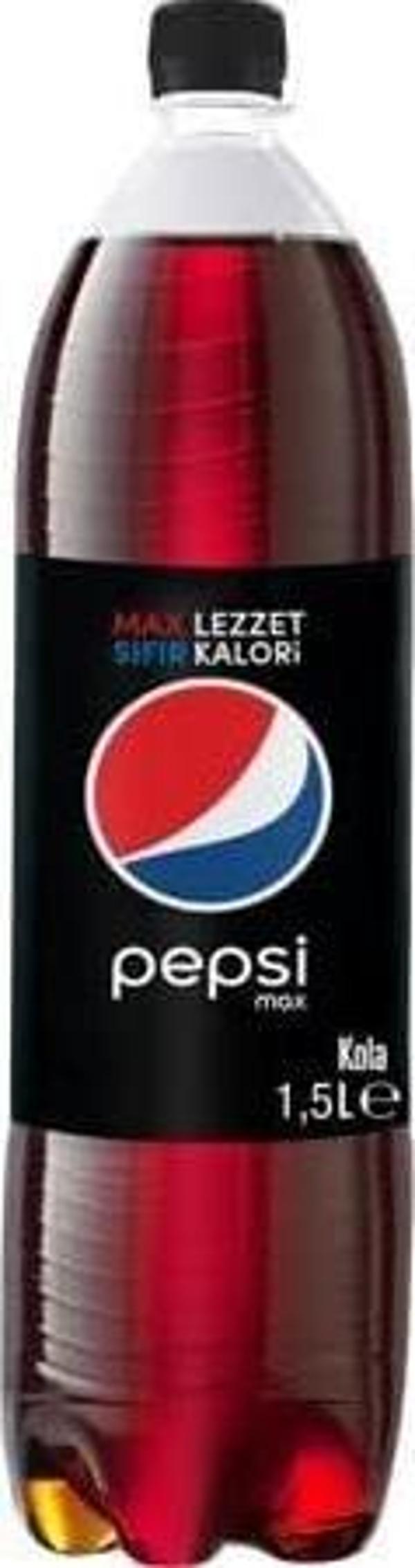 Pepsi Max Şekersiz Kola 1,5 Lt - Image 1