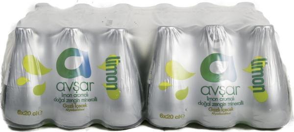 Avşar Limon Aromalı Maden Suyu 200 Ml X 24 Adet - Image 1
