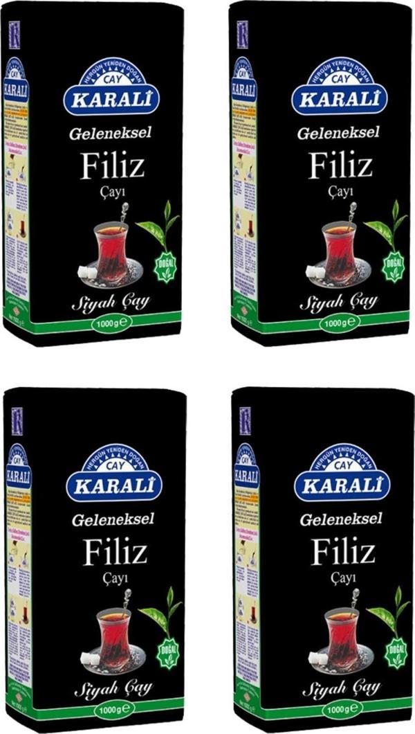 Karali Geleneksel Filiz Çayı 1000 Gr X 4 Adet - Image 1