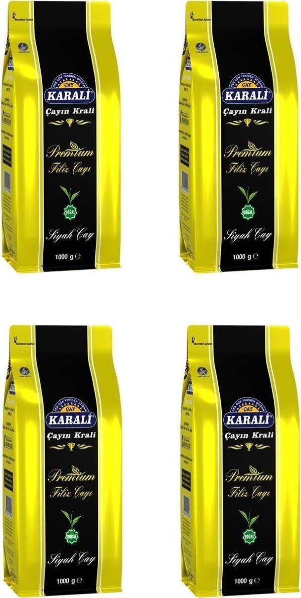 Karali Premium Filiz Çayı 1000 Gr X 4 Adet - Image 1