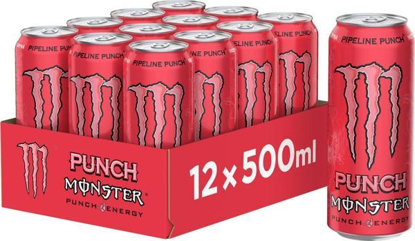 Monster Energy Pipeline Punch Enerji İçeceği 500 Ml X 12 Adet - Image 1
