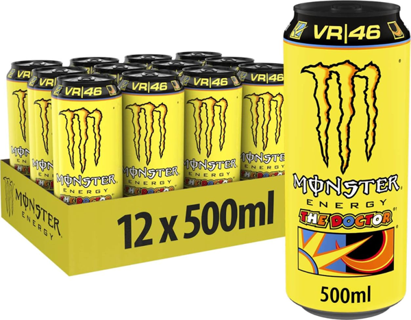 Monster Energy V46 The Doctor Enerji İçeceği 500 Ml X 12 Adet - Image 1