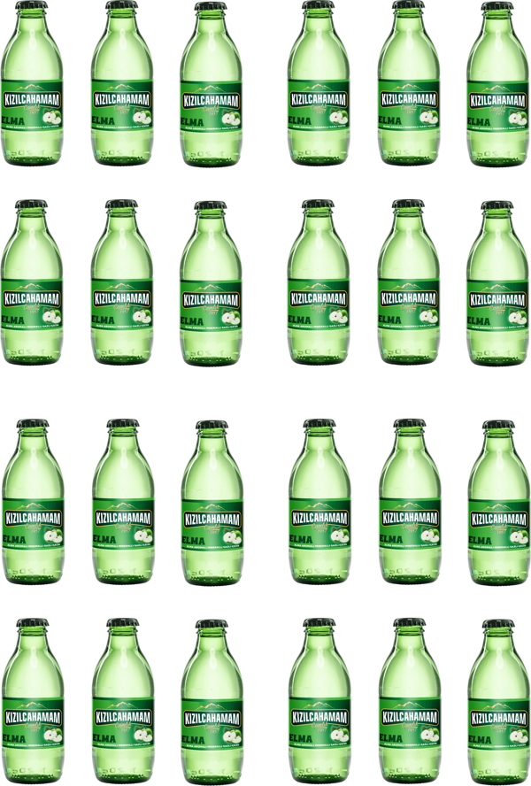 Kızılcahamam Çamlık Elma Aromalı Maden Suyu 200 Ml X 24 Adet - Image 1
