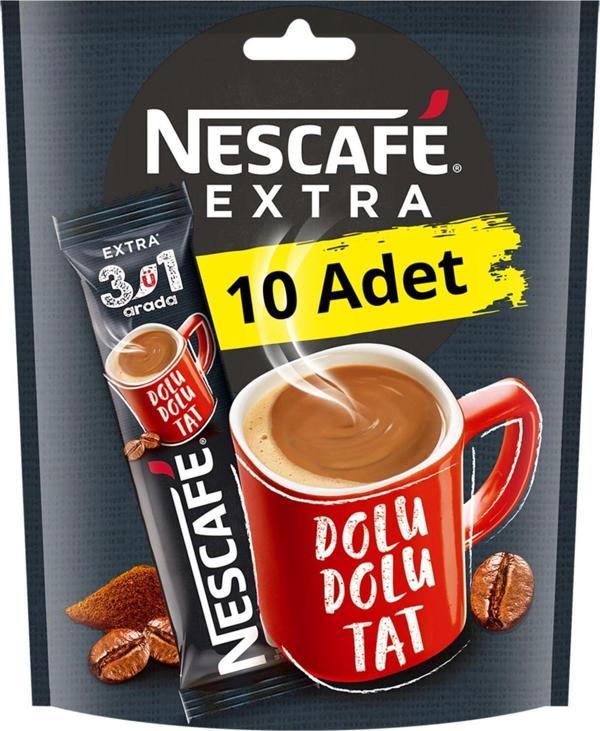 Nescafe 3Ü1 Arada Extra Kahve 16,5 Gr X 10 Adet - Image 1