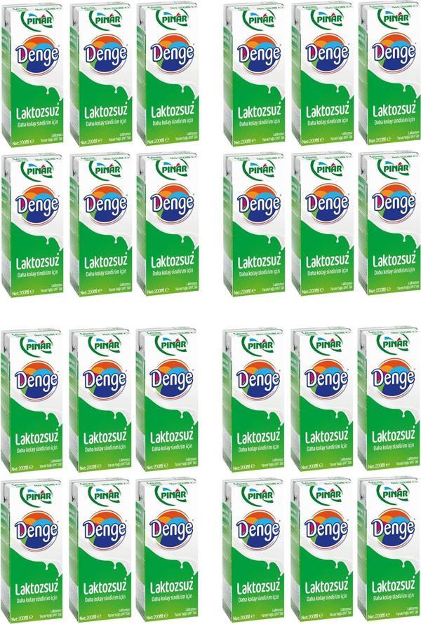 Pınar Denge Laktozsuz Süt 200 Ml X 24 Adet - Image 1