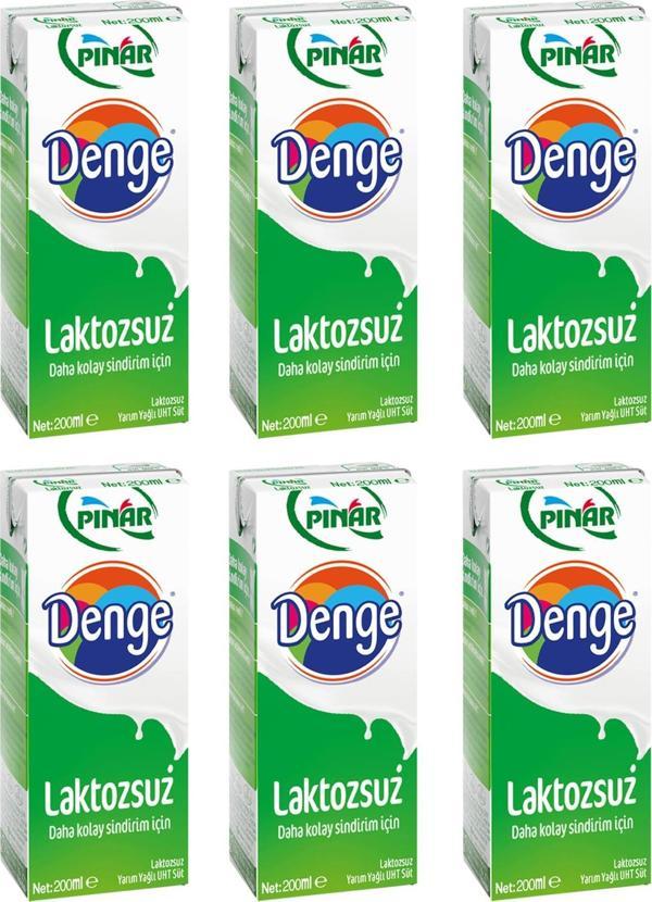 Pınar Denge Laktozsuz Süt 200 Ml X 6 Adet - Image 1