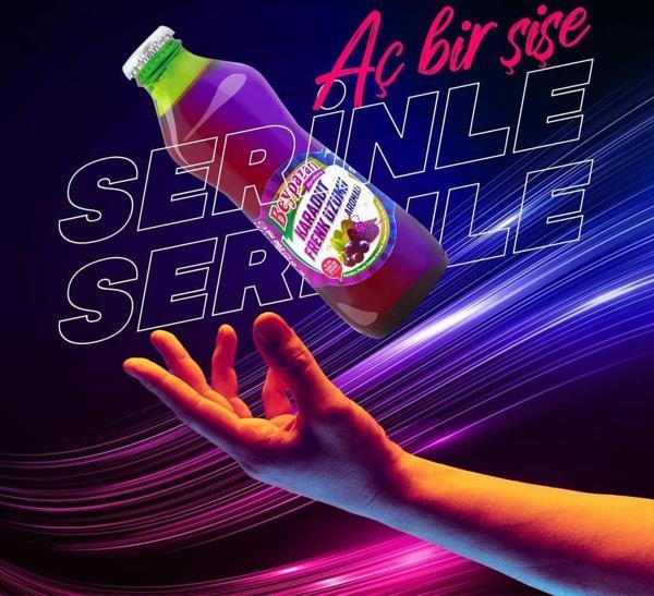 Beypazarı Karadut Frenk Üzümü Maden Suyu 200 Ml X 24 Adet - Image 1