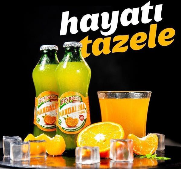 Beypazarı Mandalina Aromalı Maden Suyu 200 Ml X 24 Adet - Image 1