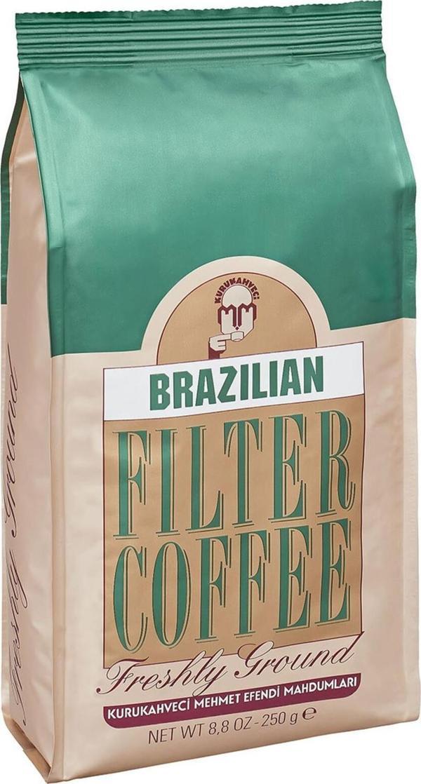 Kurukahveci Mehmet Efendi Brazilian Filtre Kahve 250Gr - Image 1