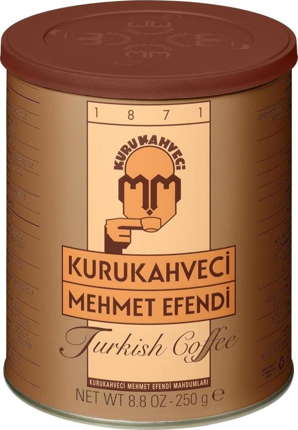 Kurukahveci Mehmet Efendi Türk Kahvesi 250 Gr Teneke - Image 1