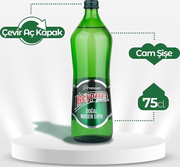 Beypazarı Premium Doğal Maden Suyu 750 Ml X 6 Adet - Image 1