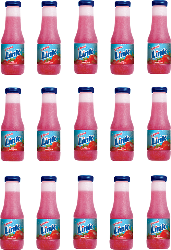 Link Çilek Aromalı İçecek 200 Ml X 15 Adet - Image 1