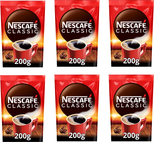 Nescafe Classıc Kahve Poşet 200 Gr X 6 Adet - Image 1