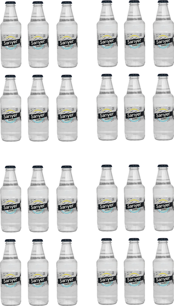 Sarıyer Karışık Meyve Aromalı Gazoz Cam 200 Ml X 24 Adet - Image 1