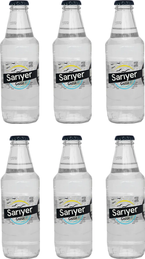 Sarıyer Karışık Meyve Aromalı Gazoz Cam 200 Ml X 6 Adet - Image 1