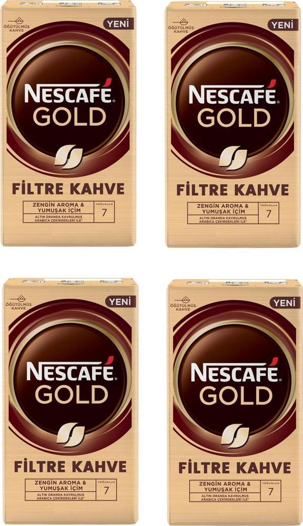 Nescafe Gold Filtre Kahve 500 Gr X 4 Adet - Image 1