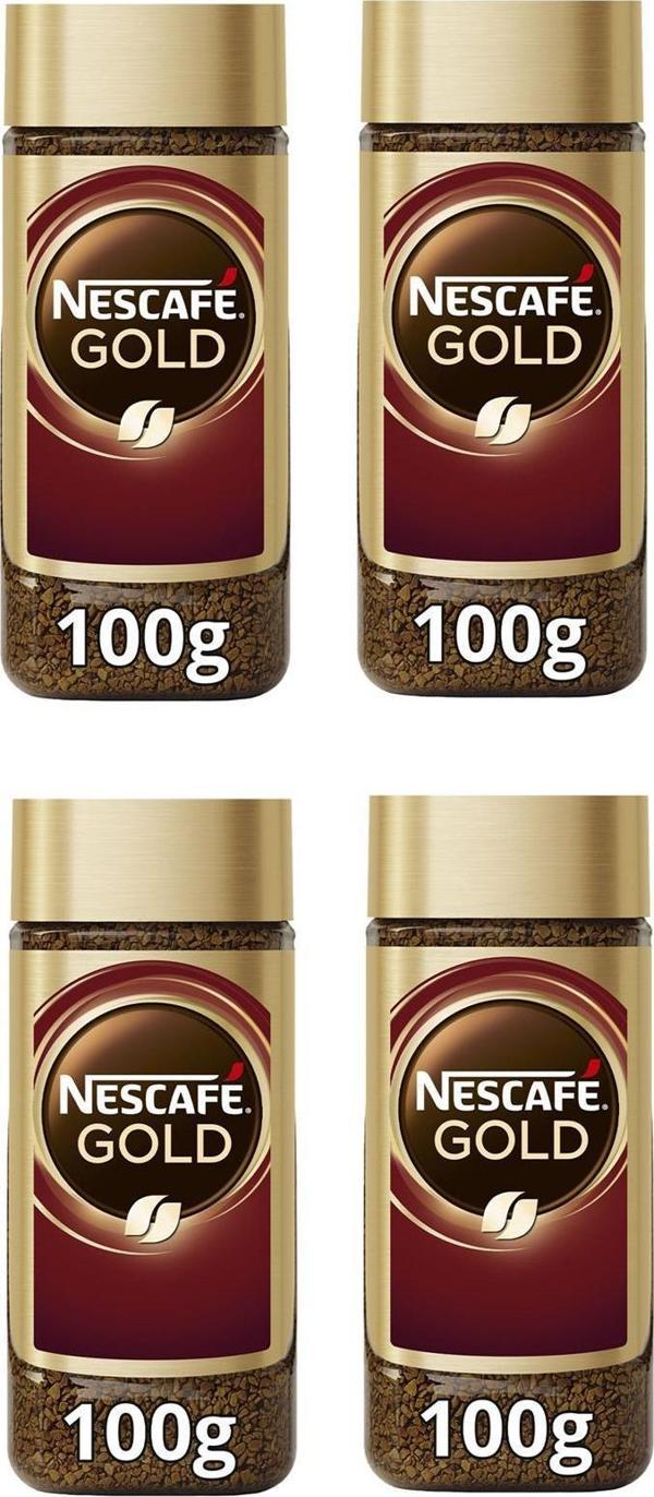 Nescafe Gold Kahve Cam 100 Gr X 4 Adet - Image 1