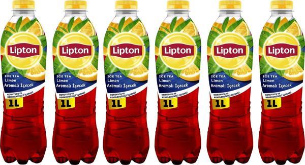 Lipton Soğuk Çay Limon 1 Lt X 6 Adet - Image 1