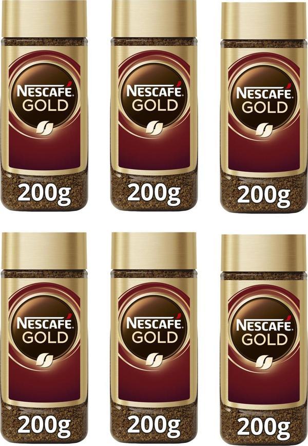 Nescafe Gold Kahve Cam 200 Gr X 6 Adet - Image 1