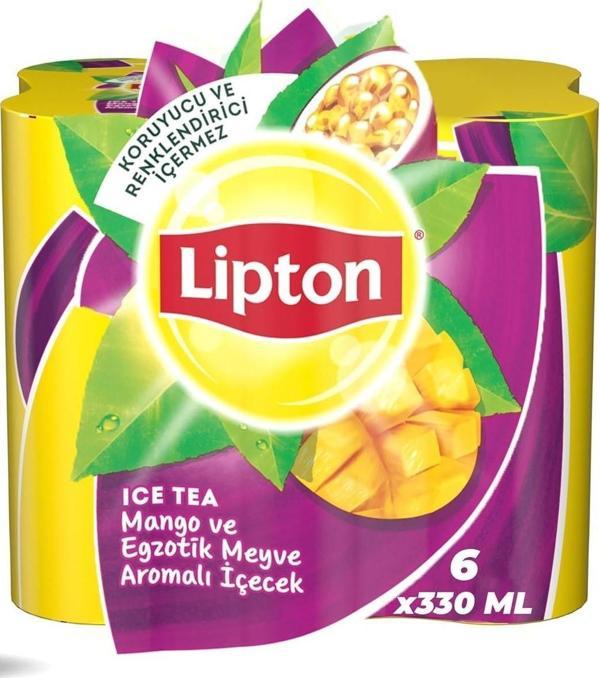 Lipton Soğuk Çay Mango 330 Ml X 6 Adet - Image 1
