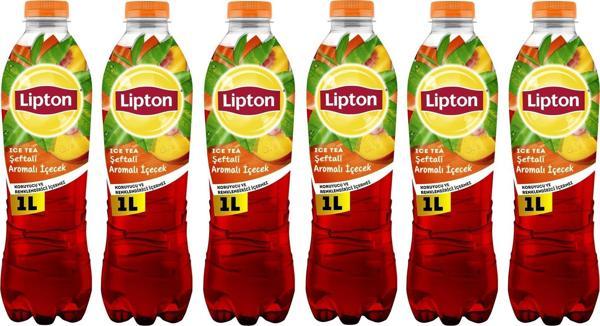 Lipton Soğuk Çay Şeftali 1 Lt X 6 Adet - Image 1