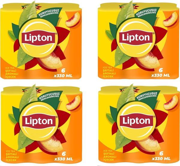 Lipton Soğuk Çay Şeftali 330 Ml X 24 Adet - Image 1