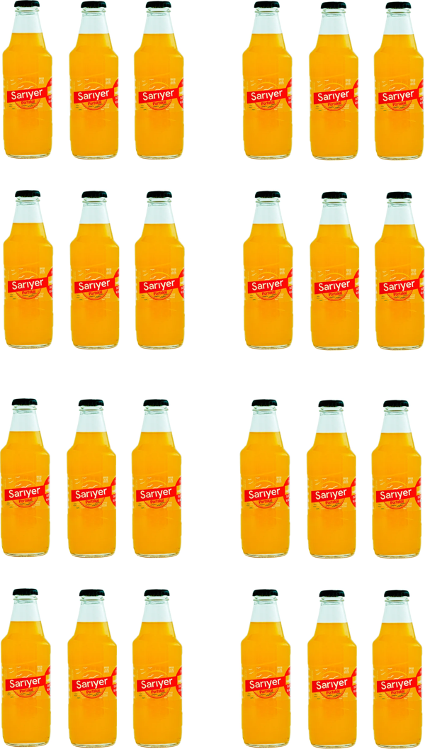 Sarıyer Portakal Aromalı Gazoz Cam 200 Ml X 24 Adet - Image 1