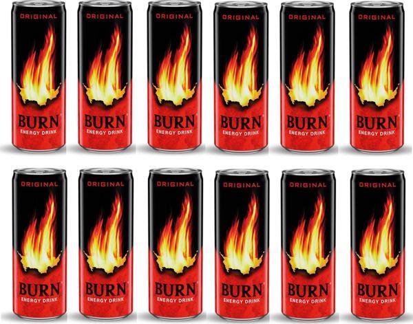 Burn Enerji İçeceği Orijinal 250 Ml X 12 Adet - Image 1