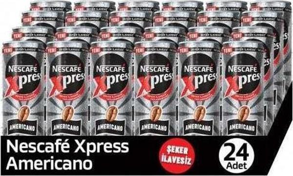 Nescafe Xpress Americano Şekersiz Soğuk Kahve 250 Ml X 24 Adet - Image 1