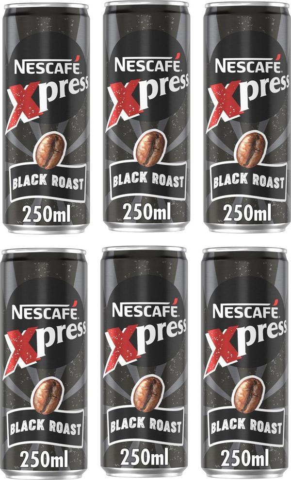 Nescafe Xpress Black Roast Soğuk Kahve 250 Ml X 6 Adet - Image 1