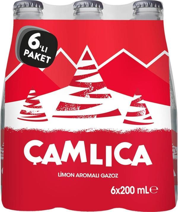 Çamlıca Limon Aromalı Gazoz 200 Ml X 6 Adet - Image 1