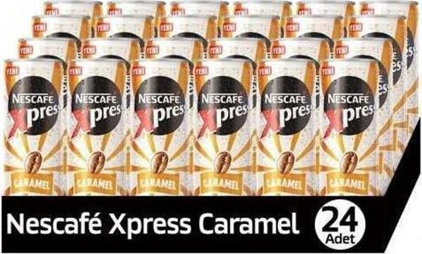 Nescafe Xpress Caramel Aromalı Soğuk Kahve 250 Ml X 24 Adet - Image 1