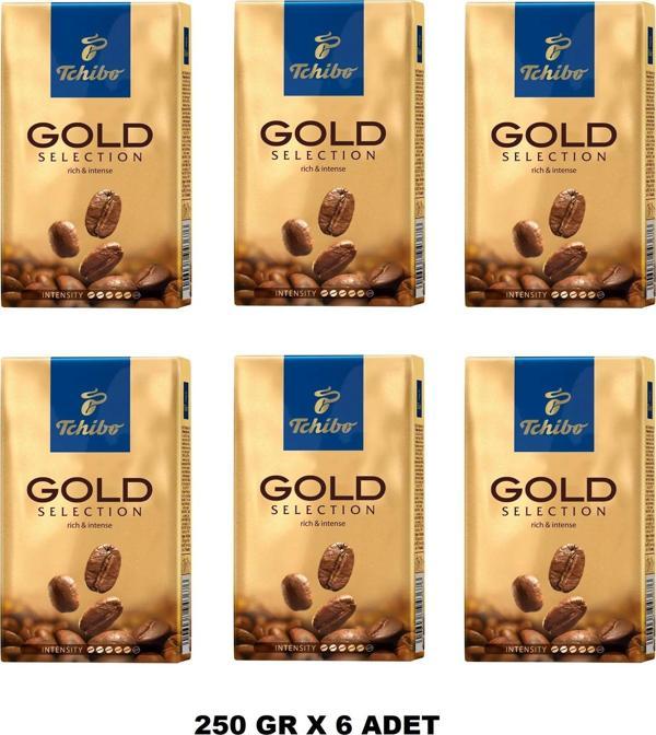 Tchibo Gold Selection Filtre Kahve 250 Gr X 6 Adet - Image 1