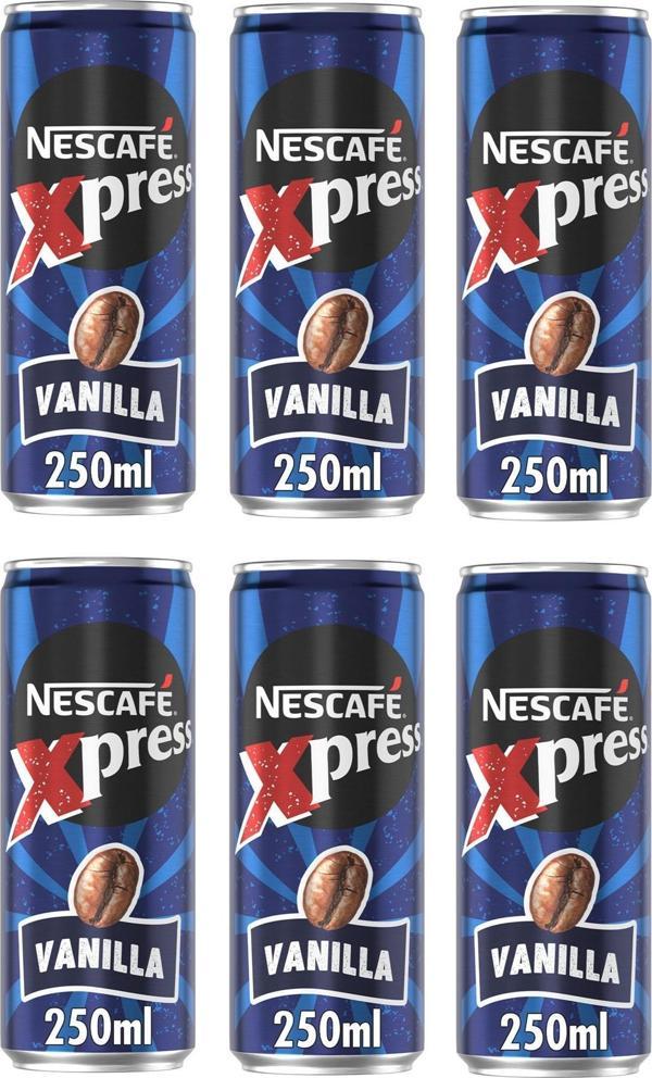 Nescafe Xpress Vanilya Soğuk Kahve 250 Ml X 6 Adet - Image 1