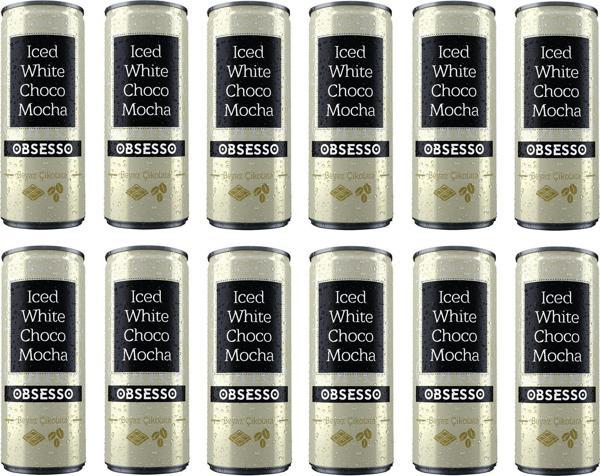 Obsesso Beyaz Çikolata Soğuk Kahve 250 Ml X 12 Adet - Image 1