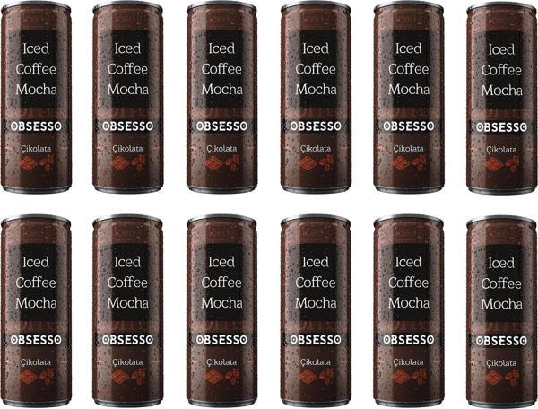 Obsesso Çikolata Soğuk Kahve 250 Ml X 12 Adet - Image 1