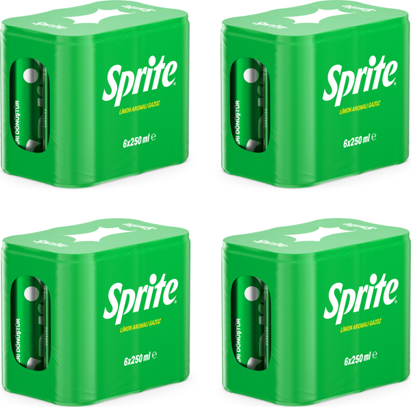 Sprite Gazoz Limon Aromalı 250 Ml X 24 Adet - Image 1