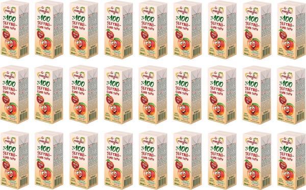 Meysu %100 Şeftali Elma Suyu 200 Ml X 27 Adet - Image 1