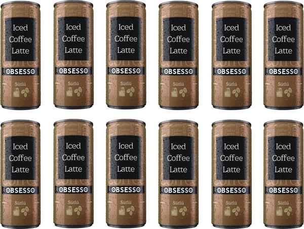 Obsesso Sütlü Soğuk Kahve 250 Ml X 12 Adet - Image 1