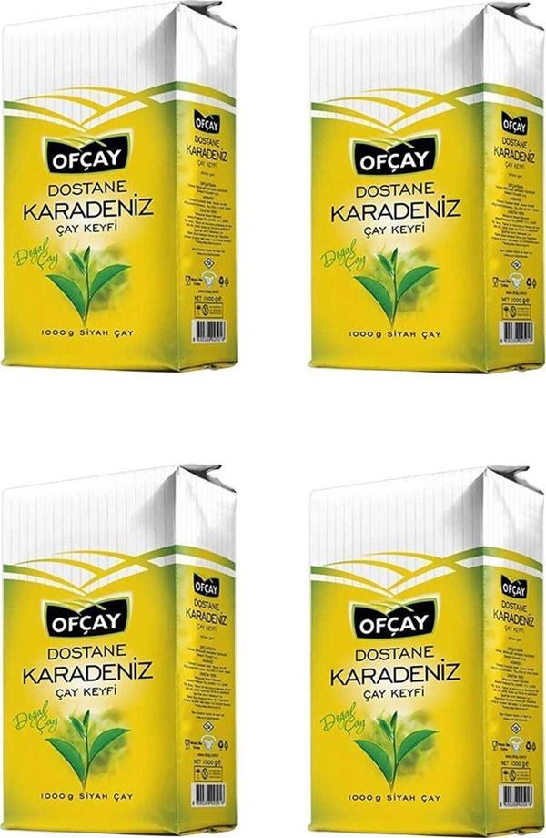Ofçay Dostane Karadeniz Çayı 1000 Gr X 4 Adet - Image 1