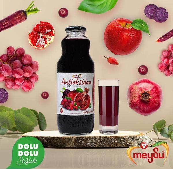 Meysu Antioksidan %100 Karışık Meyve Suyu 1 Lt - Image 1