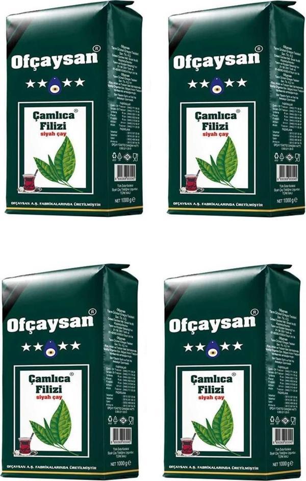 Ofçaysan Çamlıca Filizi Çayı 1000 Gr X 4 Adet - Image 1