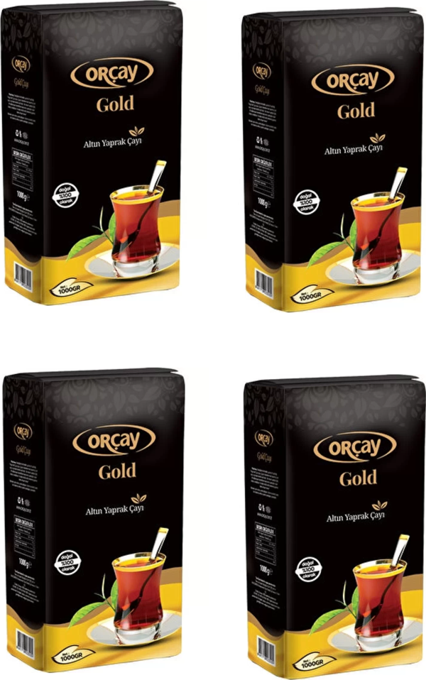 Orçay Gold Altın Yaprak Çayı 1000 Gr X 4 Adet - Image 1