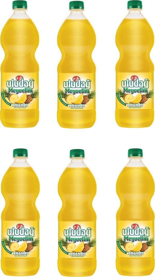 Uludağ Meyvelim Ananas 1 Lt X 6 Adet - Image 1