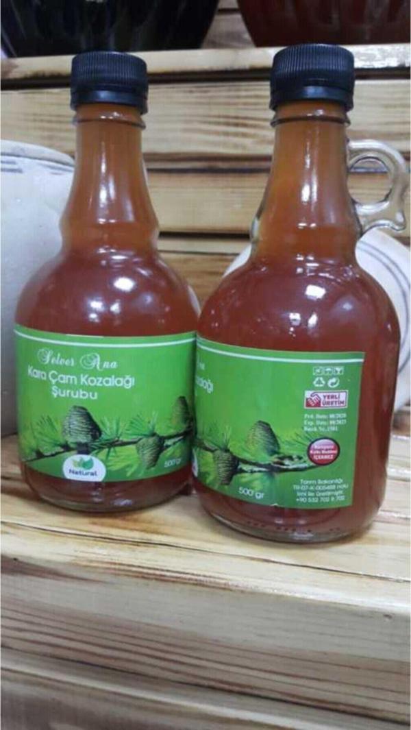 Selver Ana Kara Çam Kozalağı Şurubu 500 Gr - Image 1