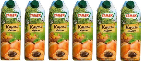 Tamek Kayısı Nektarı 1 Lt X 6 Adet - Image 1